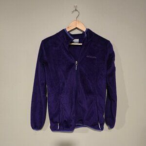 Purple Colombia Fuzzy Jacket | Girl's L